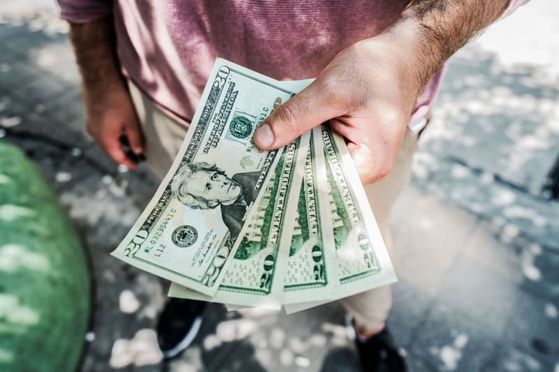 Cash paid on the spot